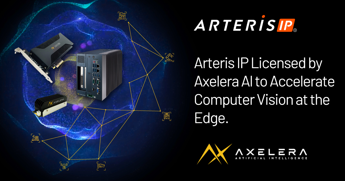 Arteris IP Licensed by Axelera Al to Accelerate Computer Vision at the Edge