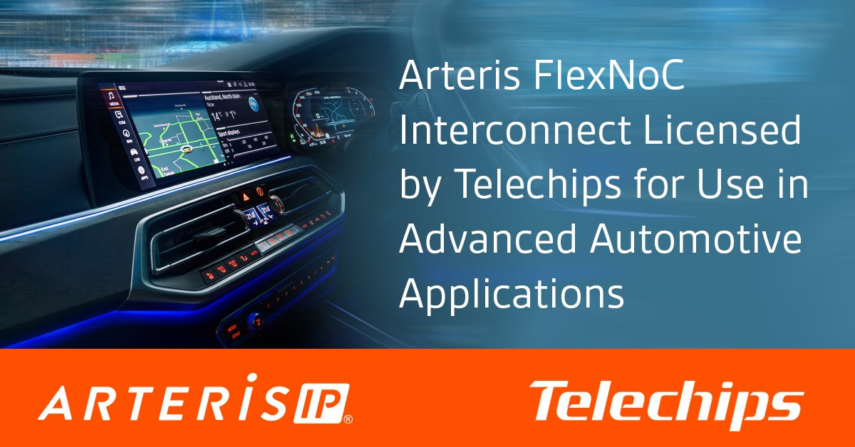 Arteris FlexNoC Interconnect Licensed by Telechips for Use in Advanced Automotive Applications